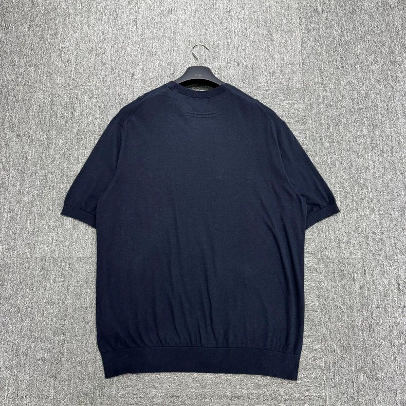 Ermenegildo Zegna zegna embossed logo short sleeve tee Size US XL / EU 56 / 4 - 2 Thumbnail