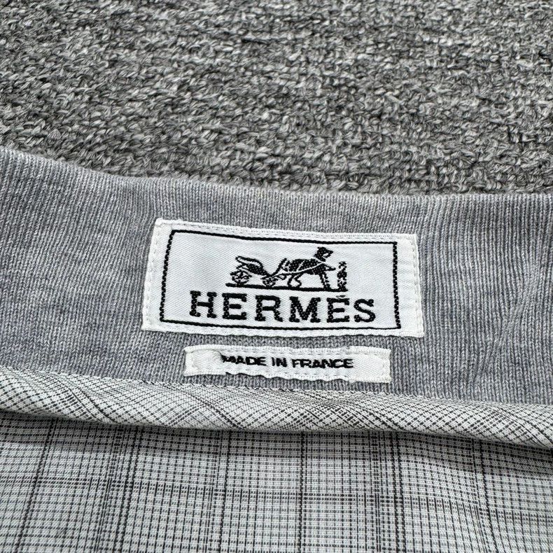 Hermes hermes checkered long sleeve jacket Size US L / EU 52-54 / 3 - 4 Thumbnail