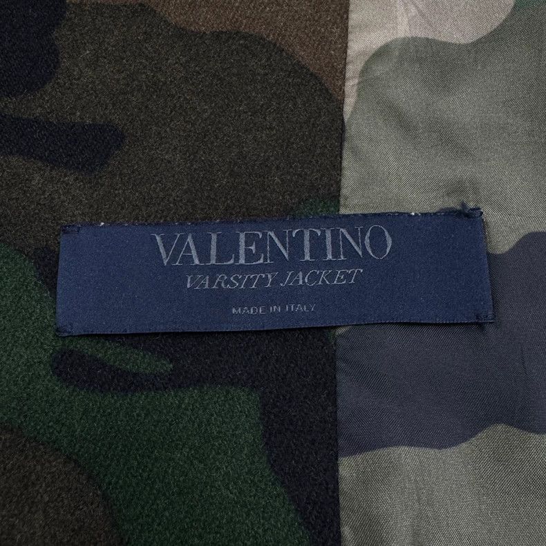 Valentino Valentino camouflage leather sleeve jacket Size US L / EU 52-54 / 3 - 4 Thumbnail