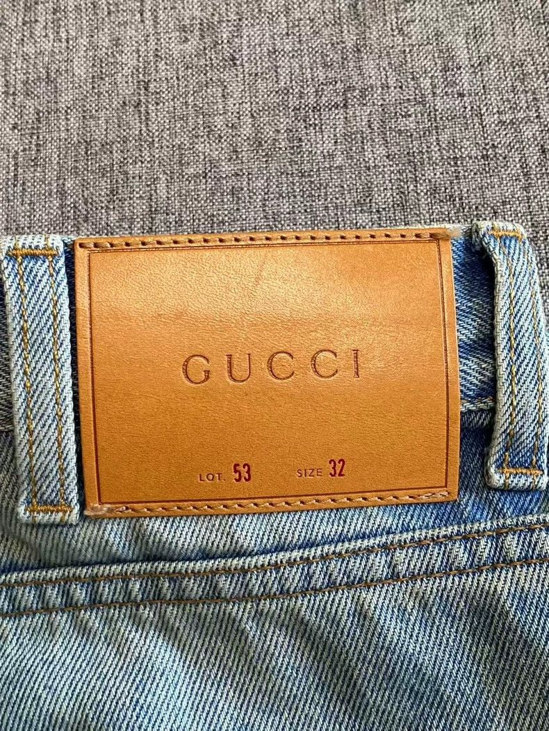 Gucci Gucci Men's Striped Jeans 32 Size US 32 / EU 48 - 6 Thumbnail