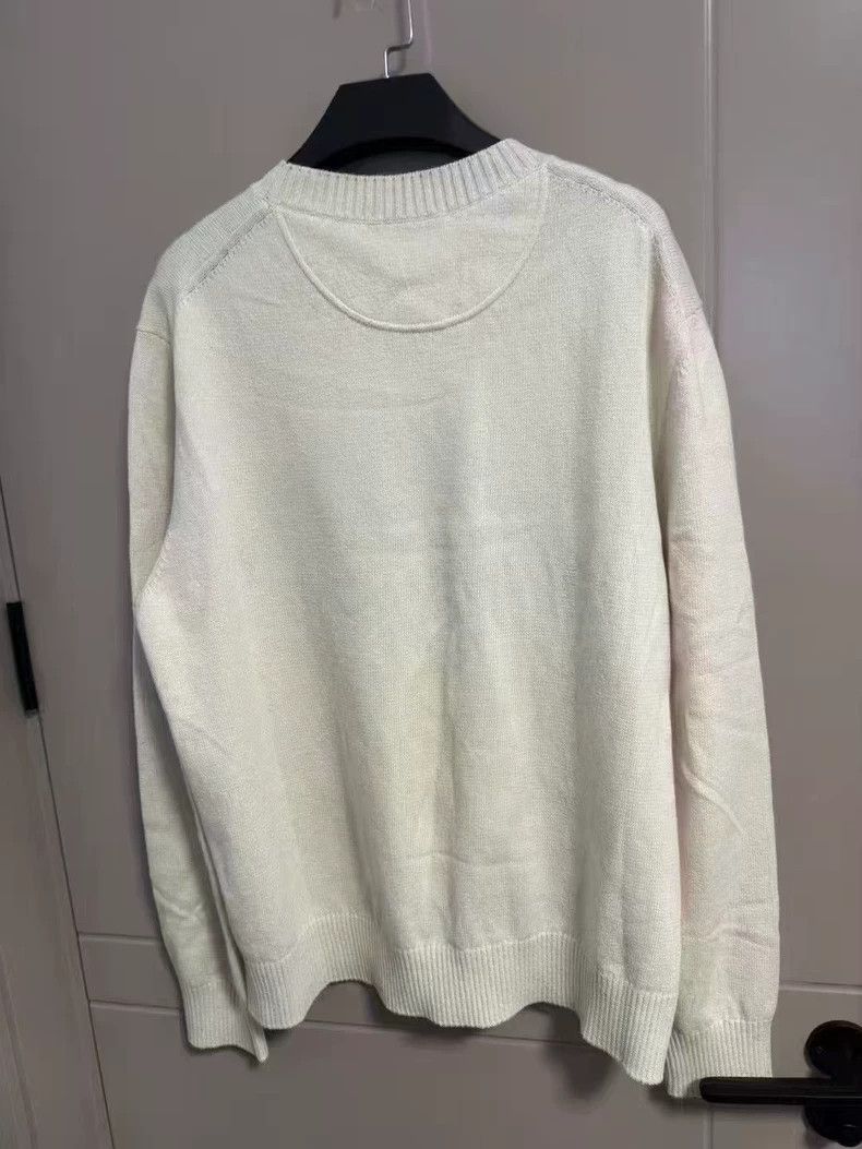 Dior x Air Jordan Co branded White Sweater