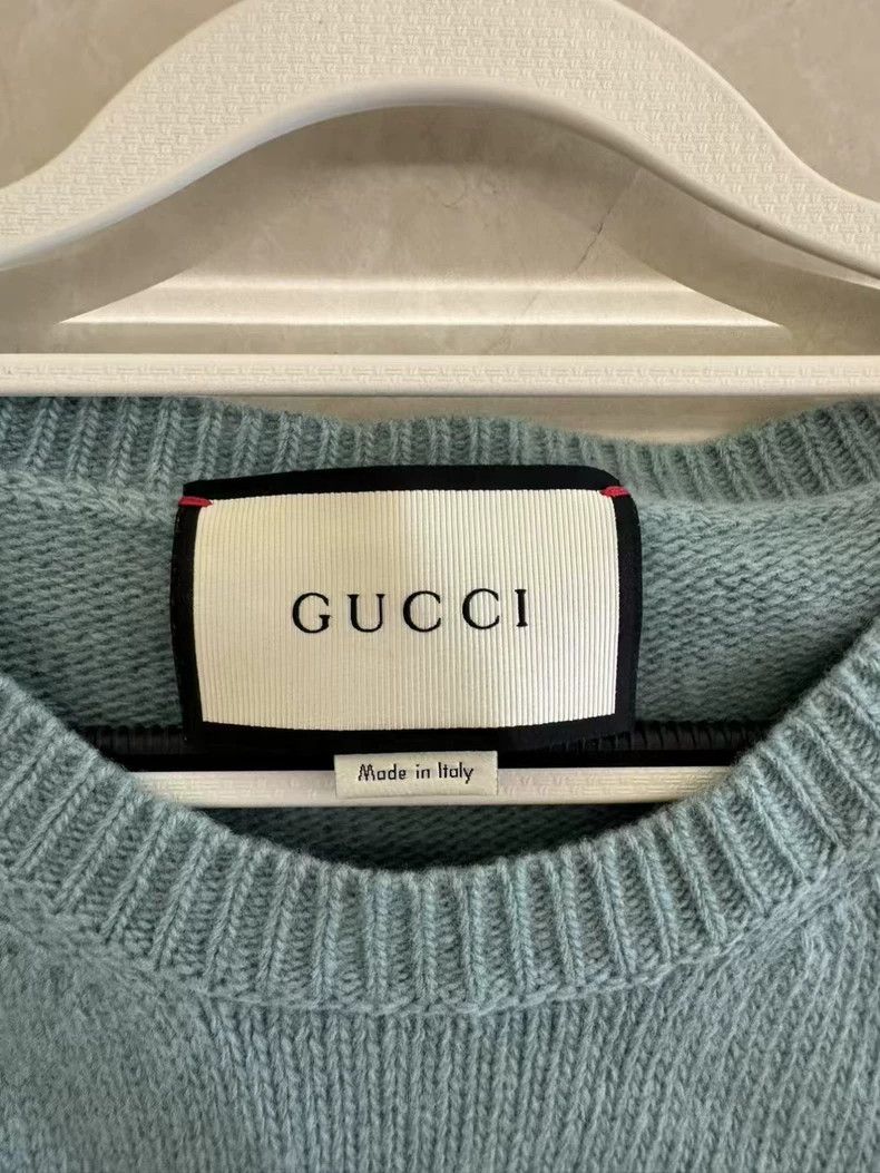 Gucci gucci coral snake long sleeve sweater Size US L / EU 52-54 / 3 - 3 Thumbnail