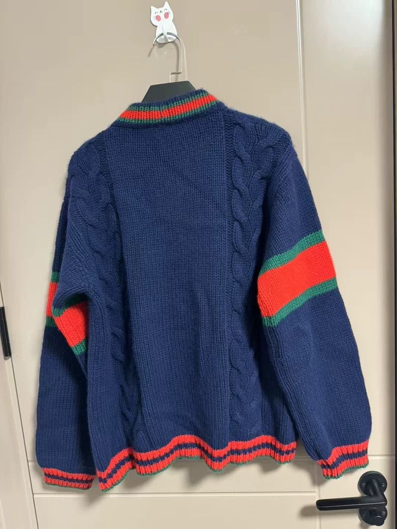 Gucci Gucci striped cable knit cardigan Size US XS / EU 42 / 0 - 2 Thumbnail