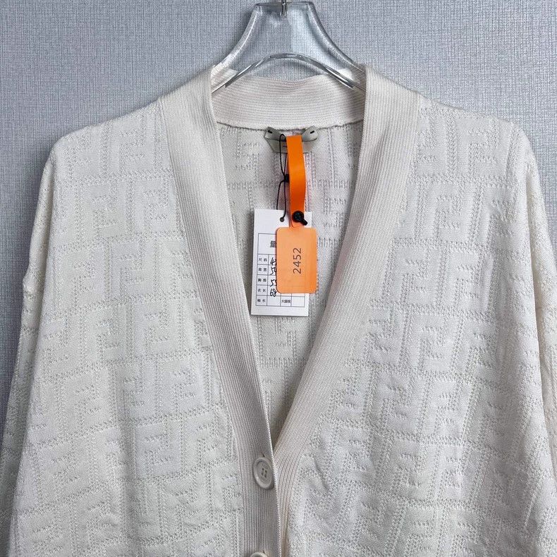 Fendi fendi full print button cardigan Size US XL / EU 56 / 4 - 2 Thumbnail