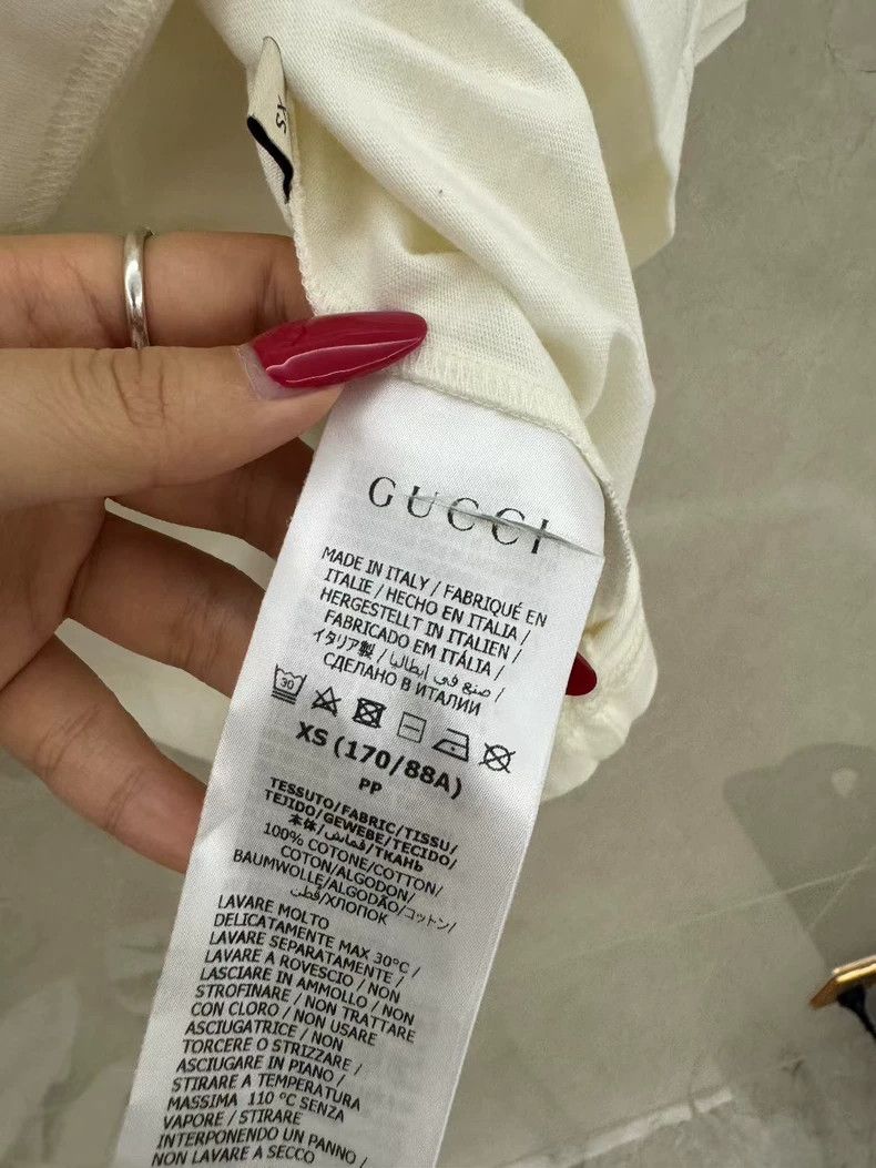 Gucci gucci white double g short sleeve Size US XS / EU 42 / 0 - 4 Thumbnail