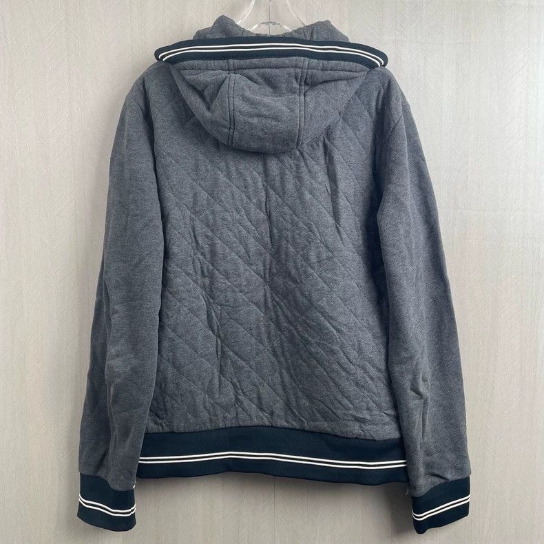 Moncler Moncler gray hooded quilted jacket Size US L / EU 52-54 / 3 - 3 Thumbnail