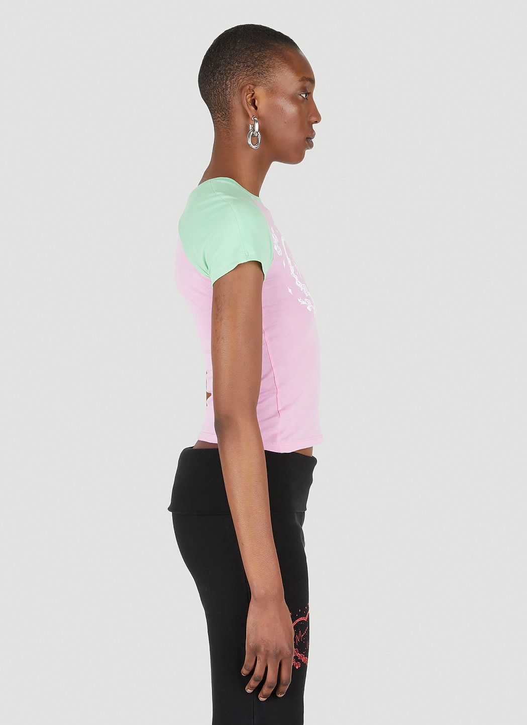 Maisie Wilen Slinky Two-Tone T-Shirt Size XS / US 0-2 / IT 36-38 - 3 Thumbnail