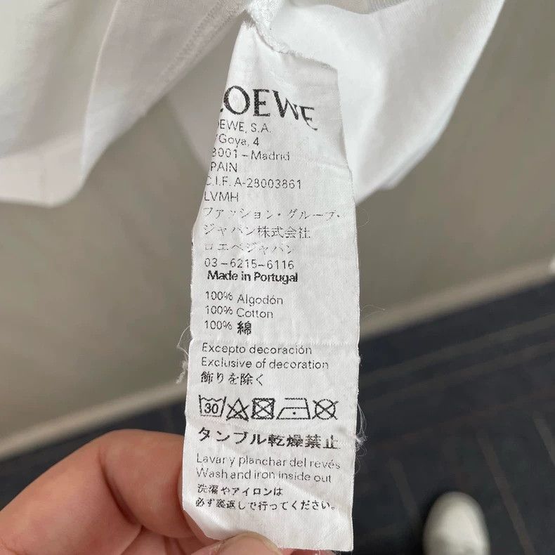 Loewe Loewe white short sleeve shirt Size US S / EU 44-46 / 1 - 2 Thumbnail