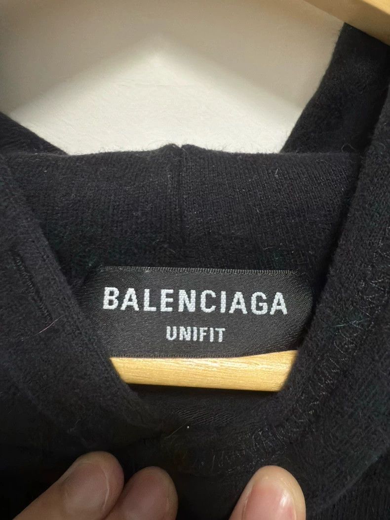 Balenciaga Balenciaga Black Ripped Hoodie Size US M / EU 48-50 / 2 - 4 Thumbnail