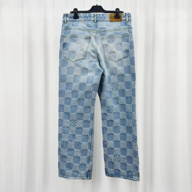 Louis Vuitton Louis Vuitton Pharrell Checked Jeans Size US 34 / EU 50 - 2 Thumbnail