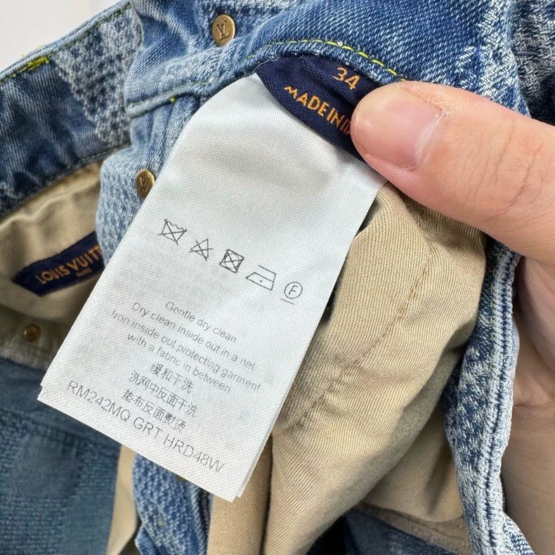 Louis Vuitton Louis Vuitton Pharrell Checked Jeans Size US 34 / EU 50 - 6 Thumbnail