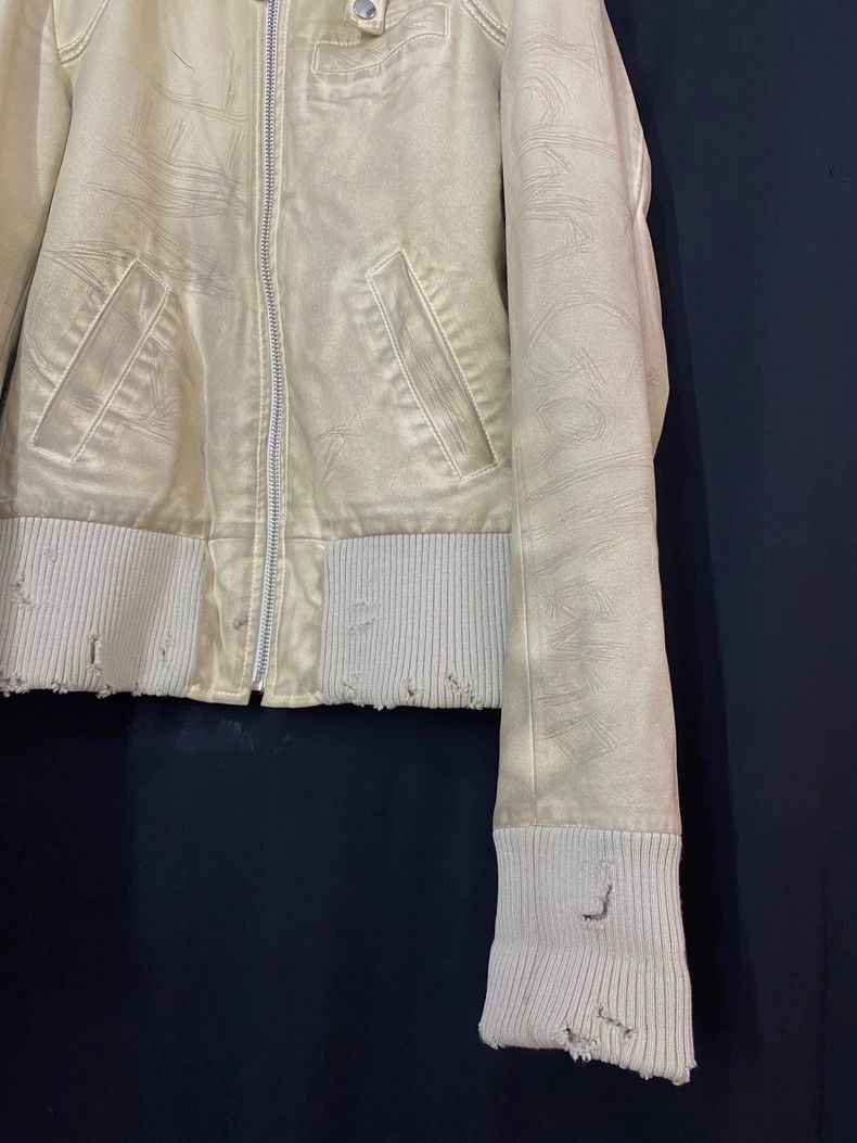 Nozomi Ishiguro beige leather jacket with details Size US S / EU 44-46 / 1 - 2 Thumbnail