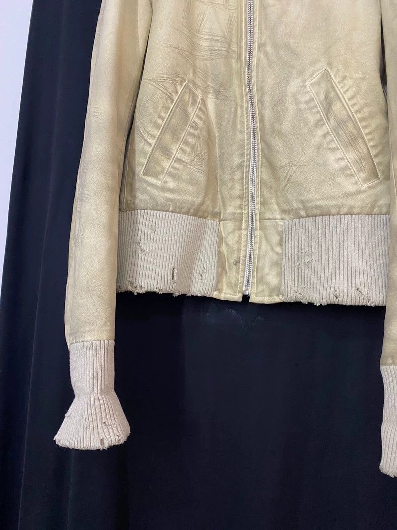 Nozomi Ishiguro beige leather jacket with details Size US S / EU 44-46 / 1 - 3 Thumbnail