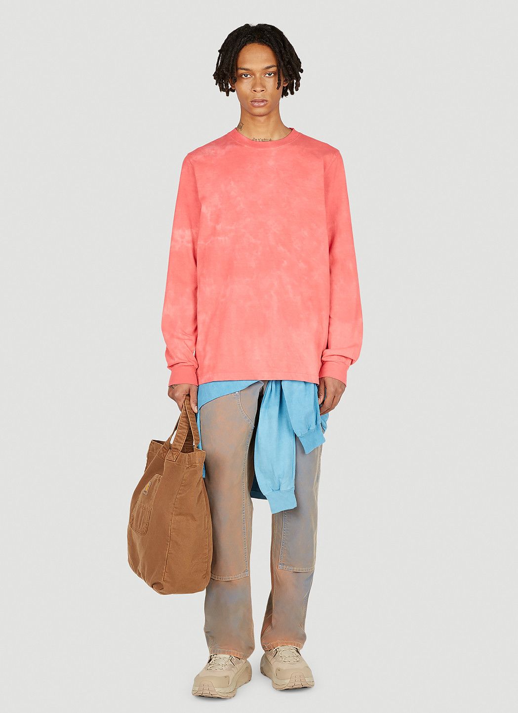 NOTSONORMAL Splashed Long Sleeve T-Shirt Size L / US 10 / IT 46 - 2 Thumbnail