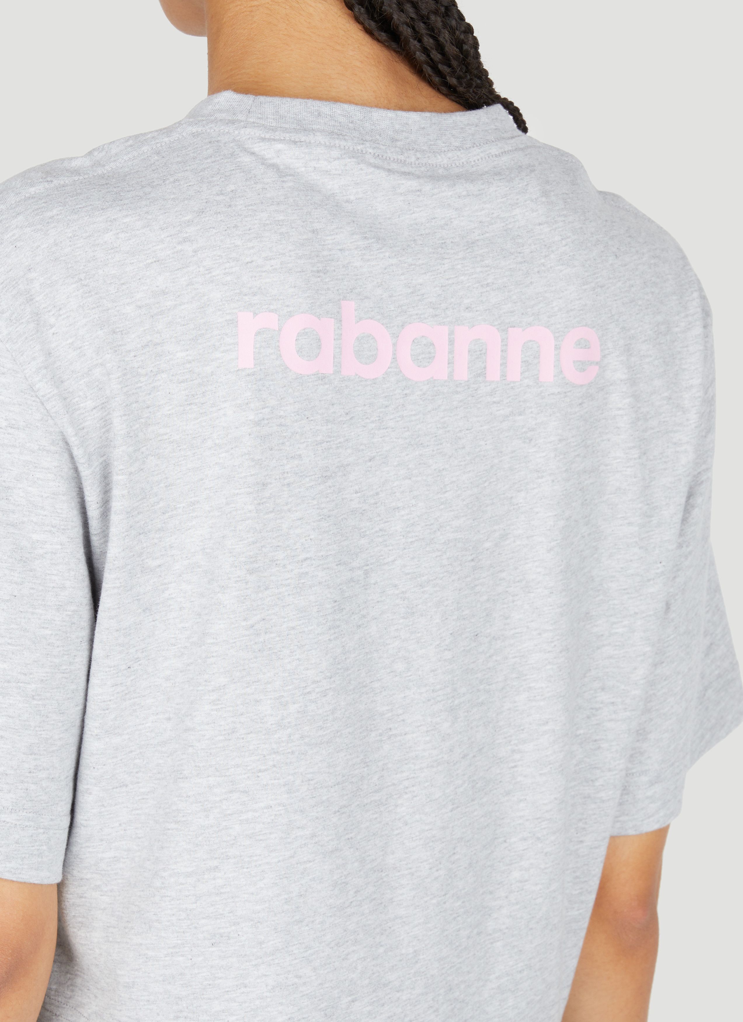 Paco Rabanne Logo Print Cropped T-Shirt Size S / US 4 / IT 40 - 6 Thumbnail