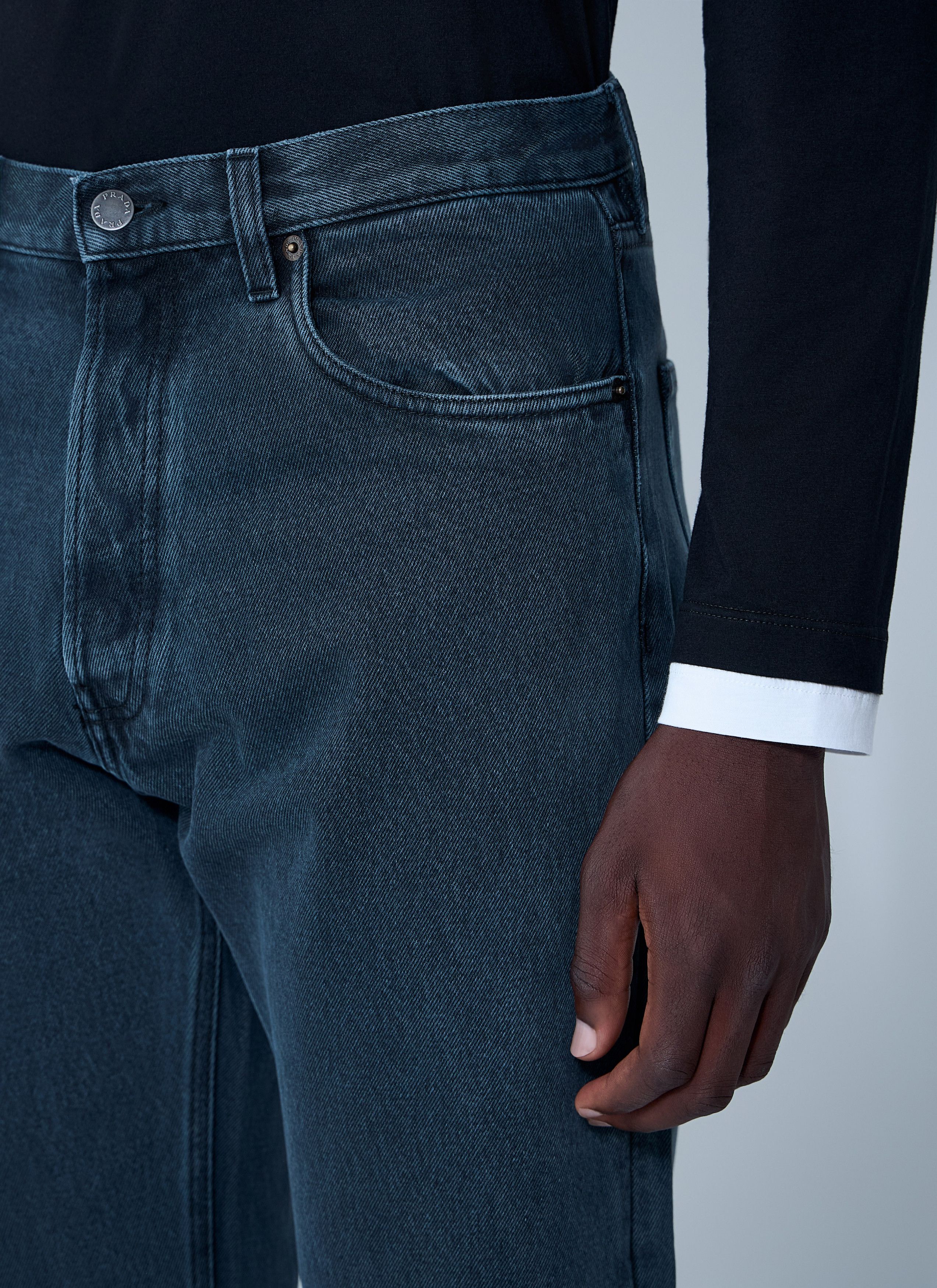 Prada Over-Dyed Jeans Size US 34 / EU 50 - 5 Thumbnail