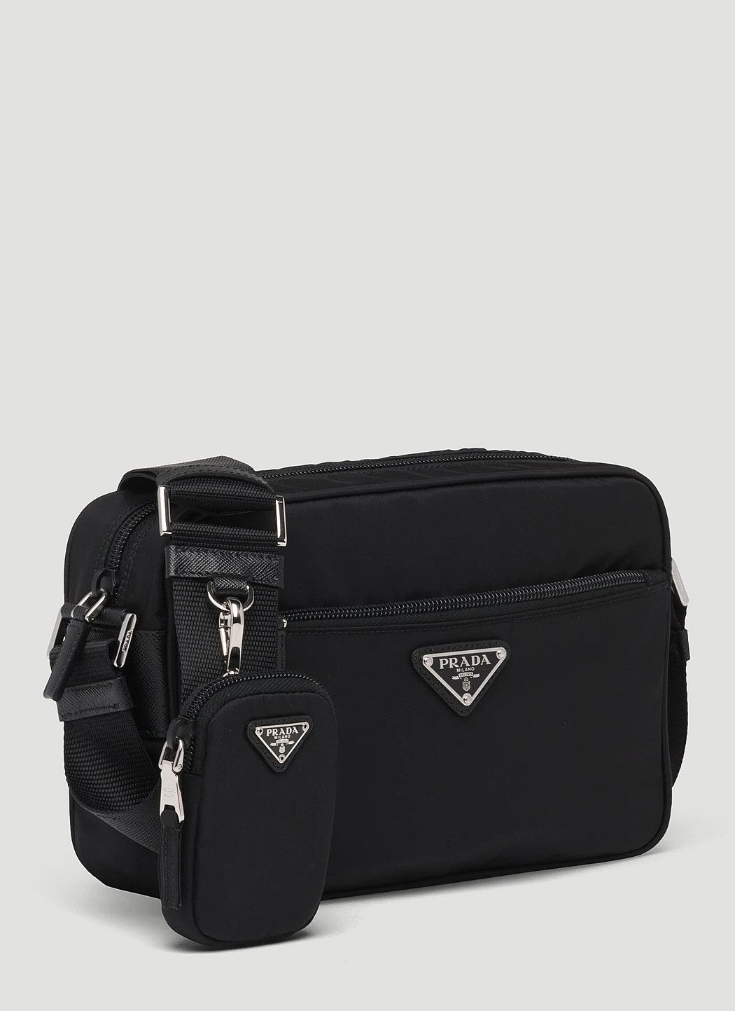 Prada Re-Nylon and Saffiano Leather Shoulder Bag Size ONE SIZE - 2 Thumbnail