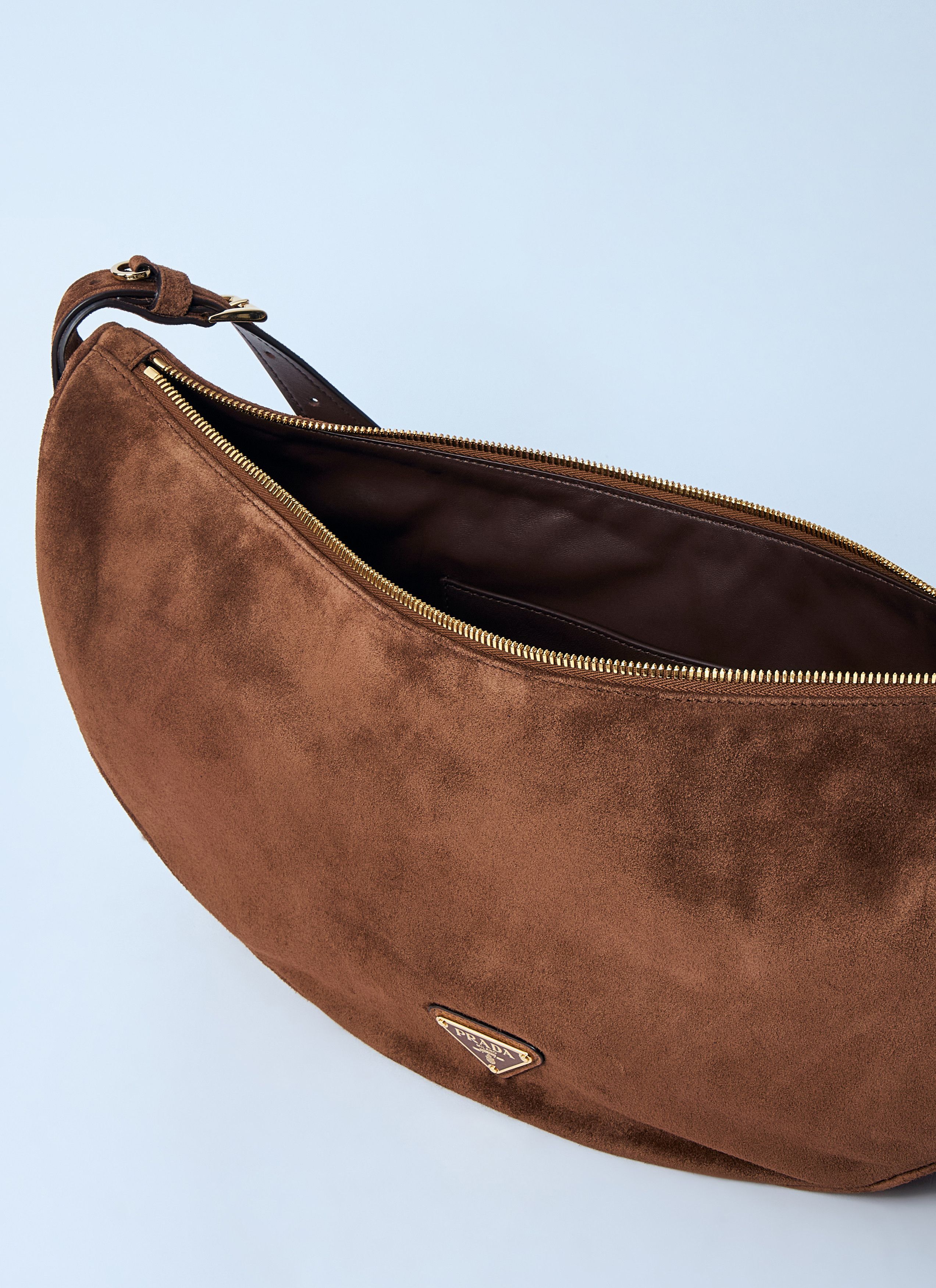 Prada Small Suede Shoulder Bag Size ONE SIZE - 5 Thumbnail
