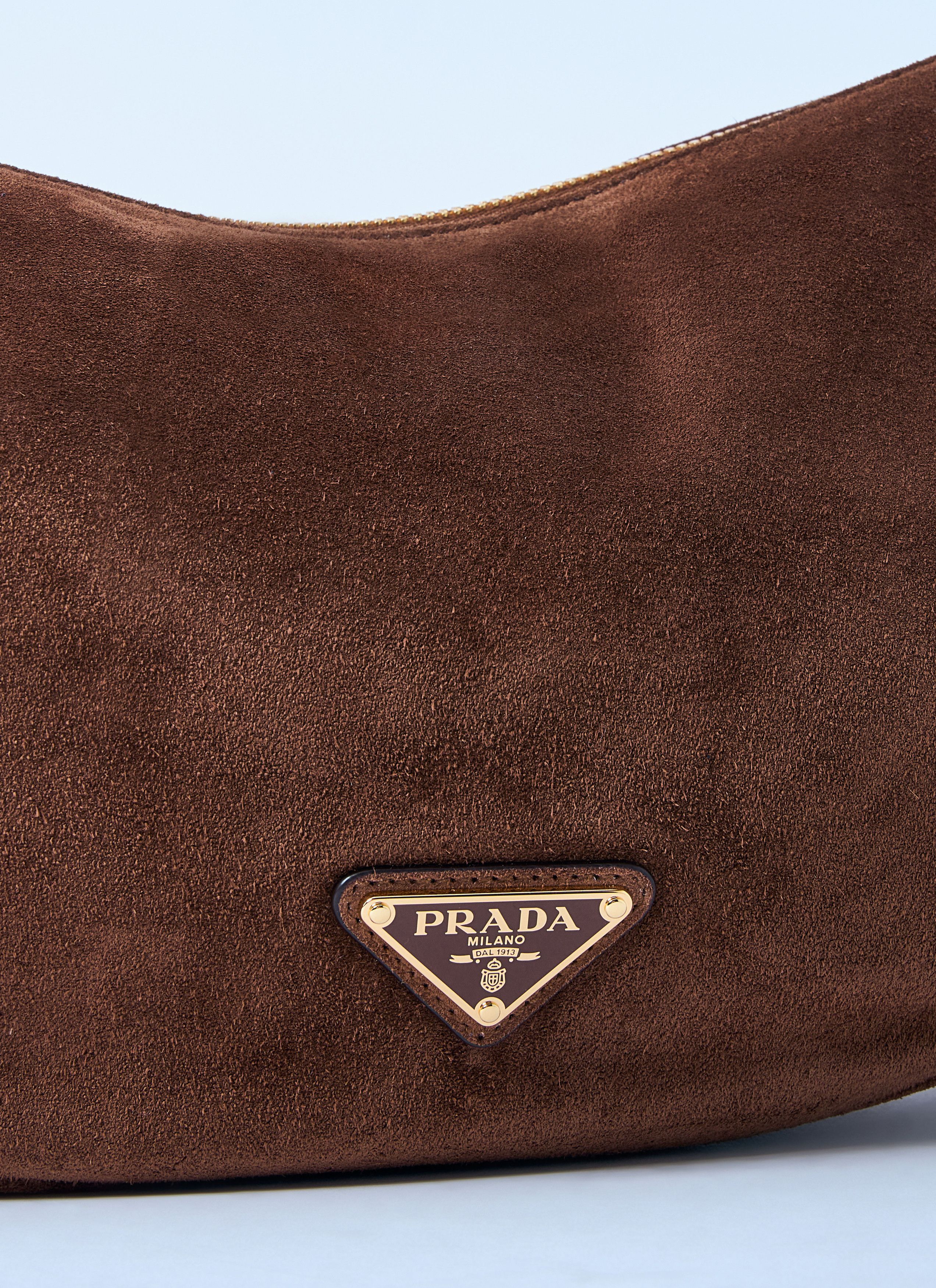 Prada Small Suede Shoulder Bag Size ONE SIZE - 3 Thumbnail