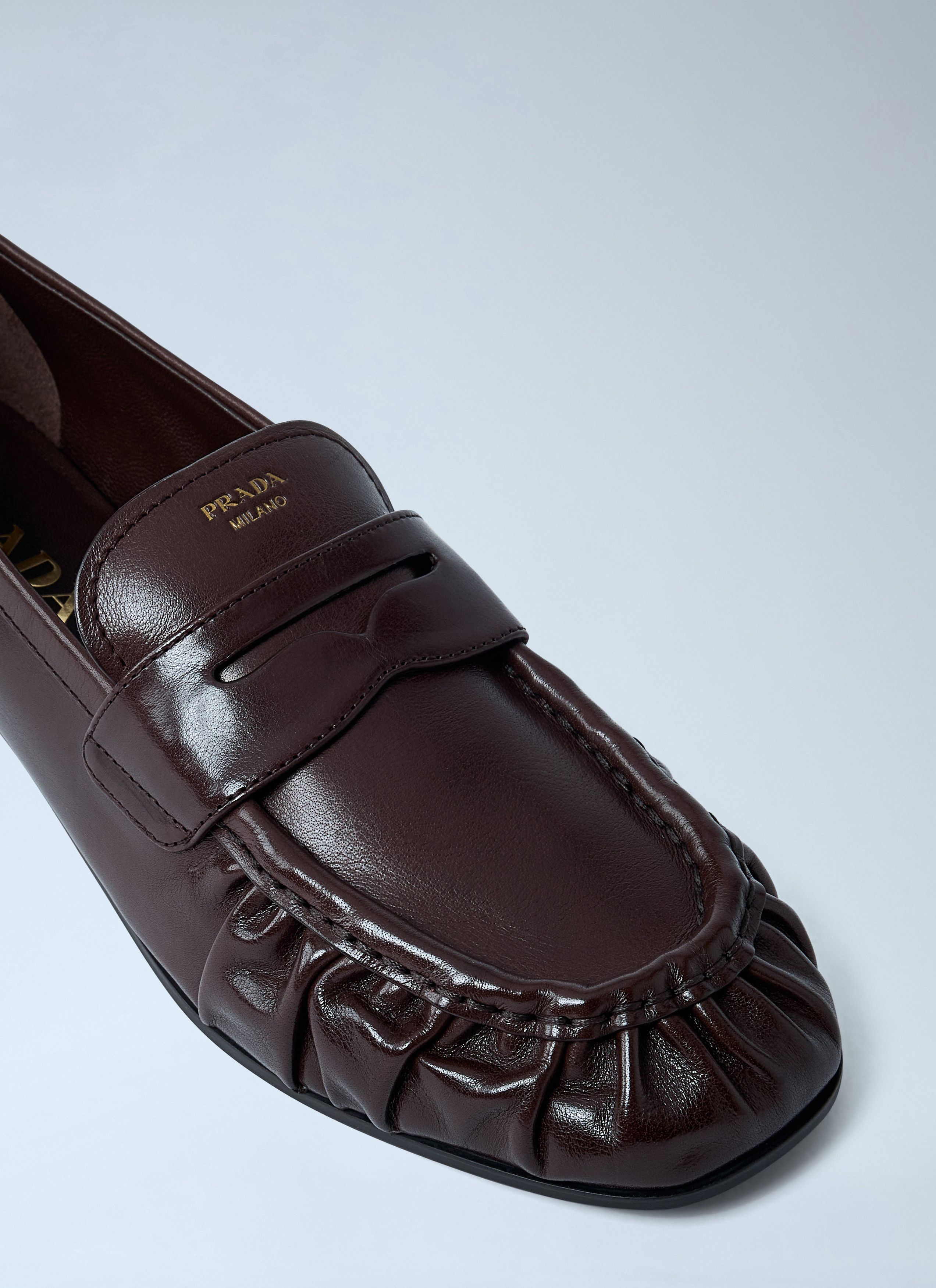 Prada Leather Loafers Size US 6 / IT 36 - 3 Thumbnail