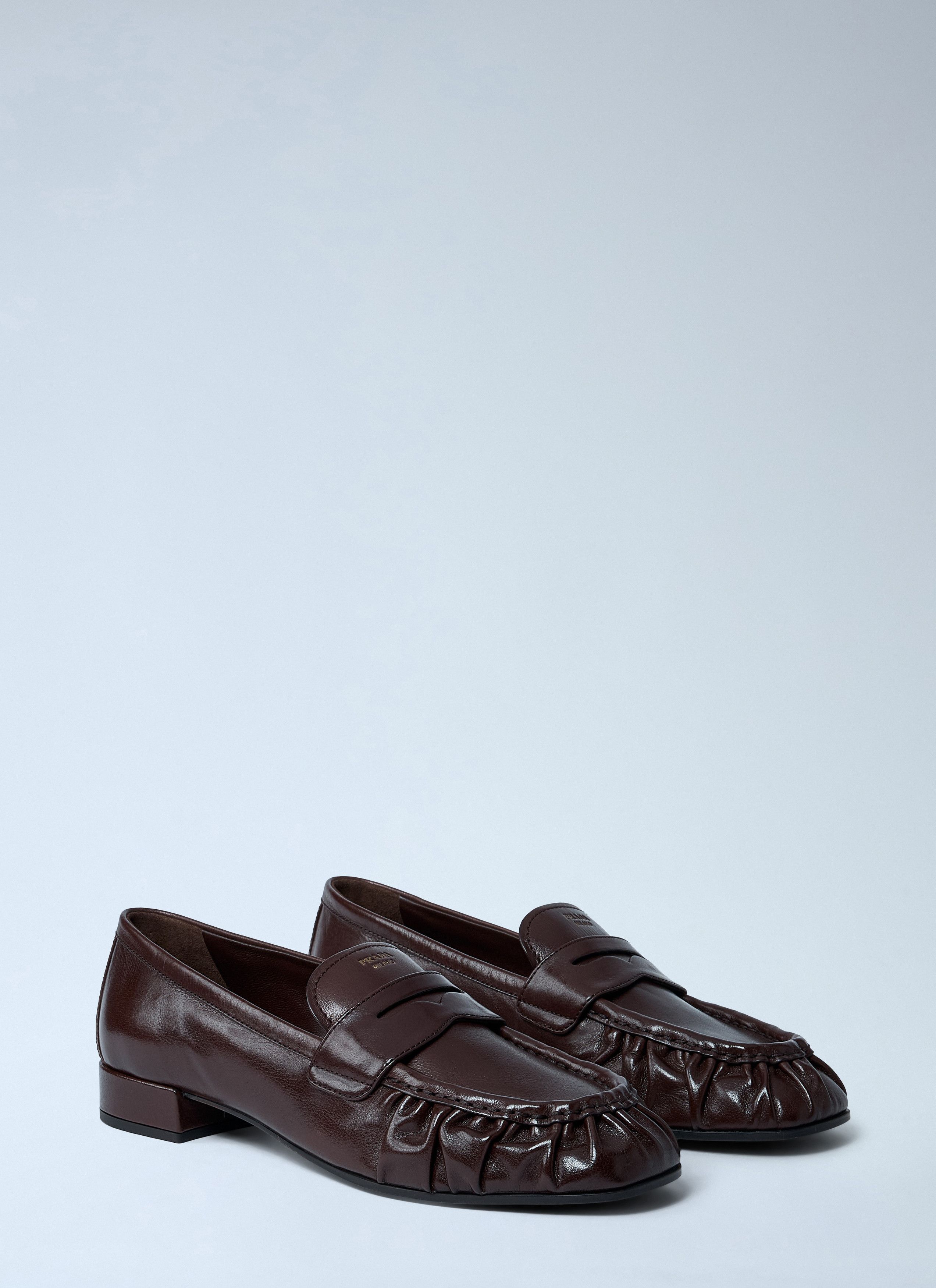 Prada Leather Loafers Size US 7 / IT 37 - 2 Thumbnail