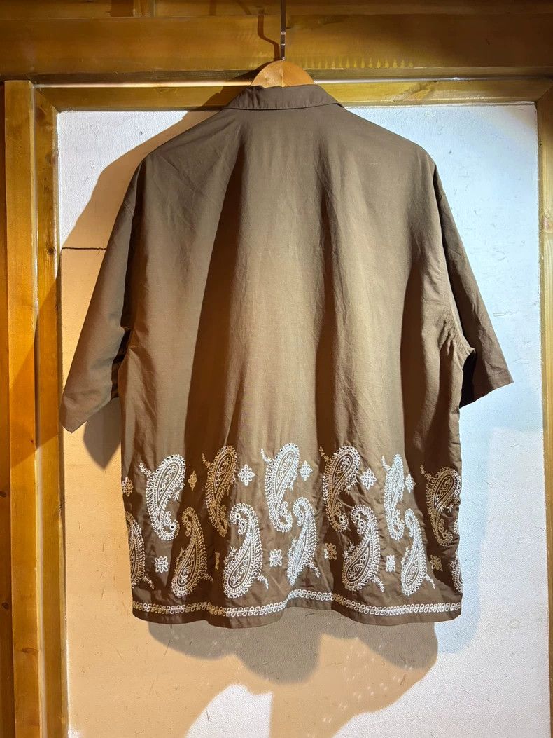 Bode edifice brown short sleeve shirt Size US L / EU 52-54 / 3 - 8 Thumbnail