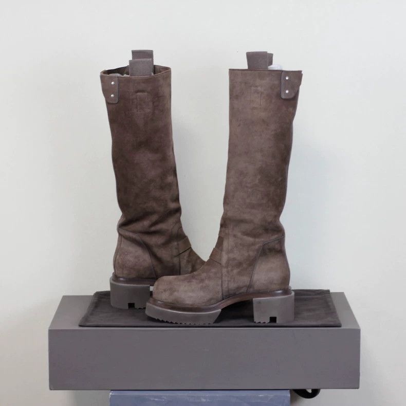 Rick Owens rickowens long military boots Size US 5 / EU 37 - 5 Thumbnail