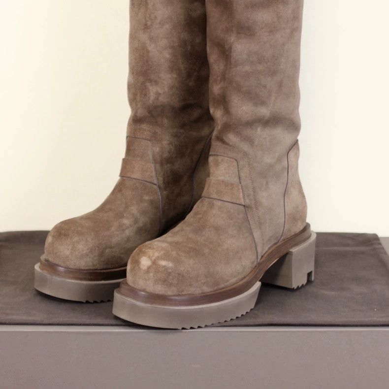 Rick Owens rickowens long military boots Size US 5 / EU 37 - 2 Thumbnail
