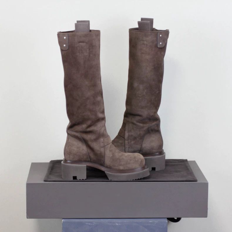 Rick Owens rickowens long military boots Size US 5 / EU 37 - 4 Thumbnail