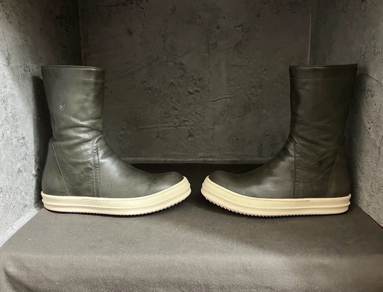 Rick Owens rickowens high-top leather boots Size US 5 / EU 37 - 3 Thumbnail