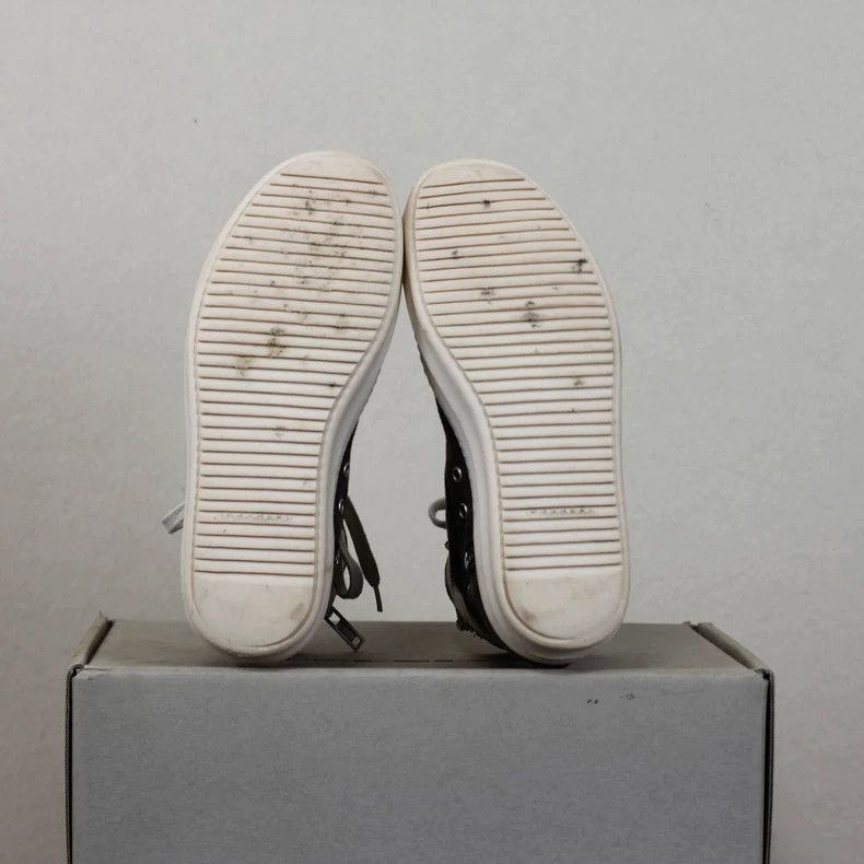 Rick Owens rickowens gray high-top sneakers Size US 5 / EU 37 - 8 Thumbnail