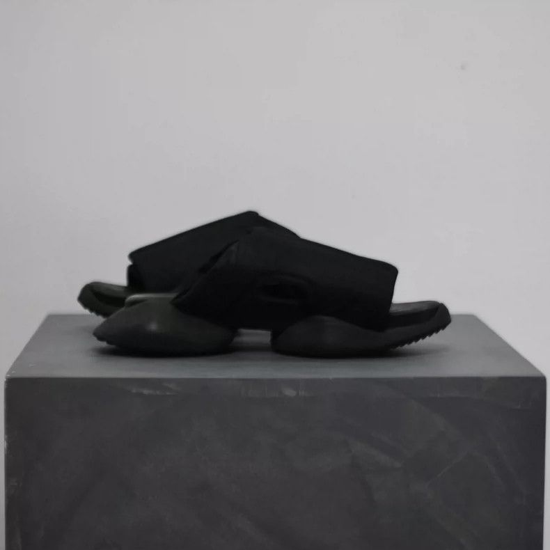 Rick Owens rickowens adidas Co - branded Black Warrior Sandals Size US 5 / EU 37 - 3 Thumbnail