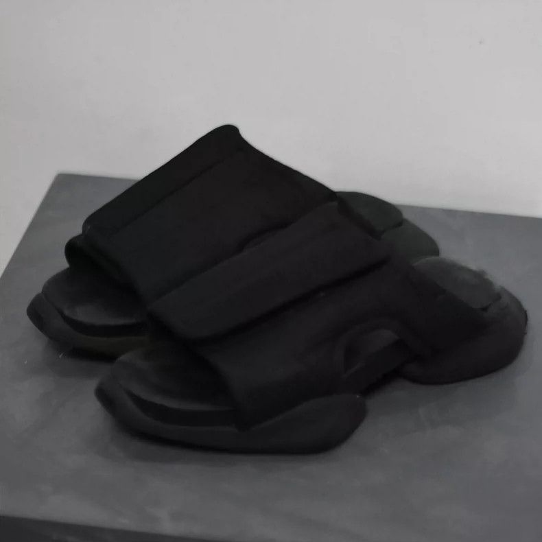 Rick Owens rickowens adidas Co - branded Black Warrior Sandals Size US 5 / EU 37 - 2 Thumbnail