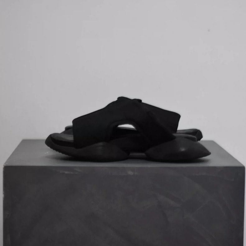 Rick Owens rickowens adidas Co - branded Black Warrior Sandals Size US 5 / EU 37 - 4 Thumbnail