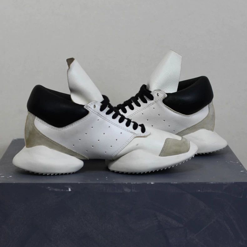 Rick Owens rickowens adidas low top sneakers Size US 5 / EU 37 - 4 Thumbnail