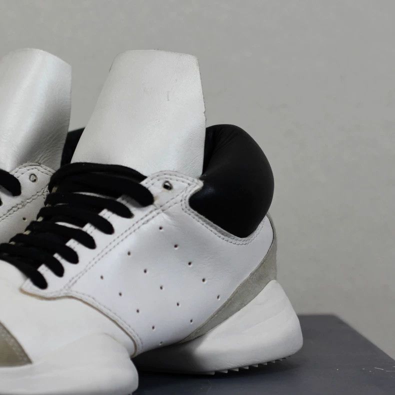 Rick Owens rickowens adidas low top sneakers Size US 5 / EU 37 - 3 Thumbnail