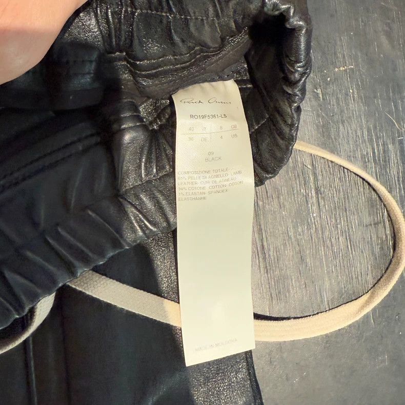 Rick Owens Rick Owens 19 Sheepskin Biker Drawstring Pants Size US 40 / EU 56 - 5 Thumbnail