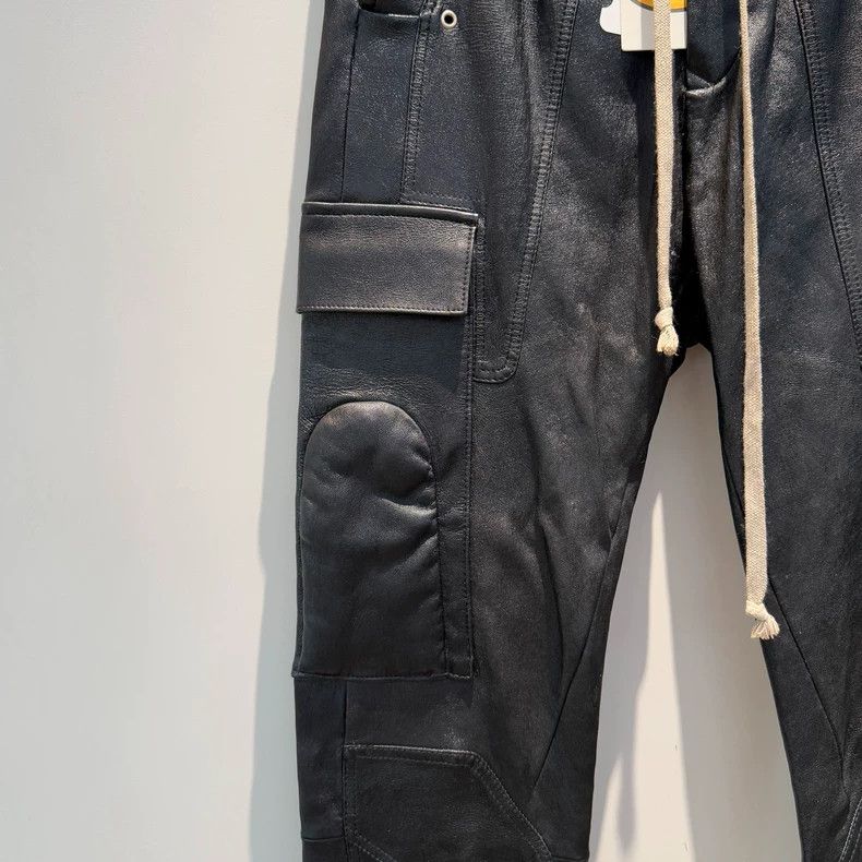 Rick Owens Rick Owens 19 Sheepskin Biker Drawstring Pants Size US 40 / EU 56 - 2 Thumbnail