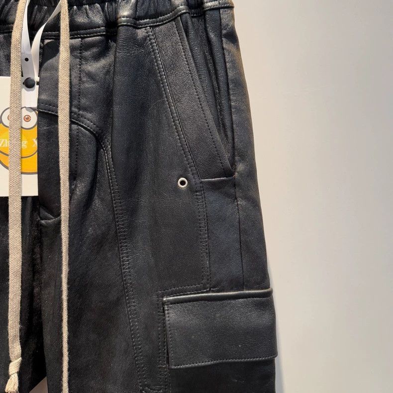 Rick Owens Rick Owens 19 Sheepskin Biker Drawstring Pants Size US 40 / EU 56 - 3 Thumbnail