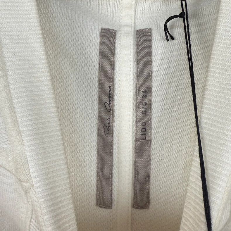 Rick Owens rickowens 24SS white sleeveless vest Size US S / EU 44-46 / 1 - 5 Thumbnail