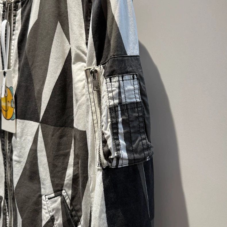 Rick Owens Drkshdw Rick Owens geometric print MA-1 jacket Size US XS / EU 42 / 0 - 3 Thumbnail