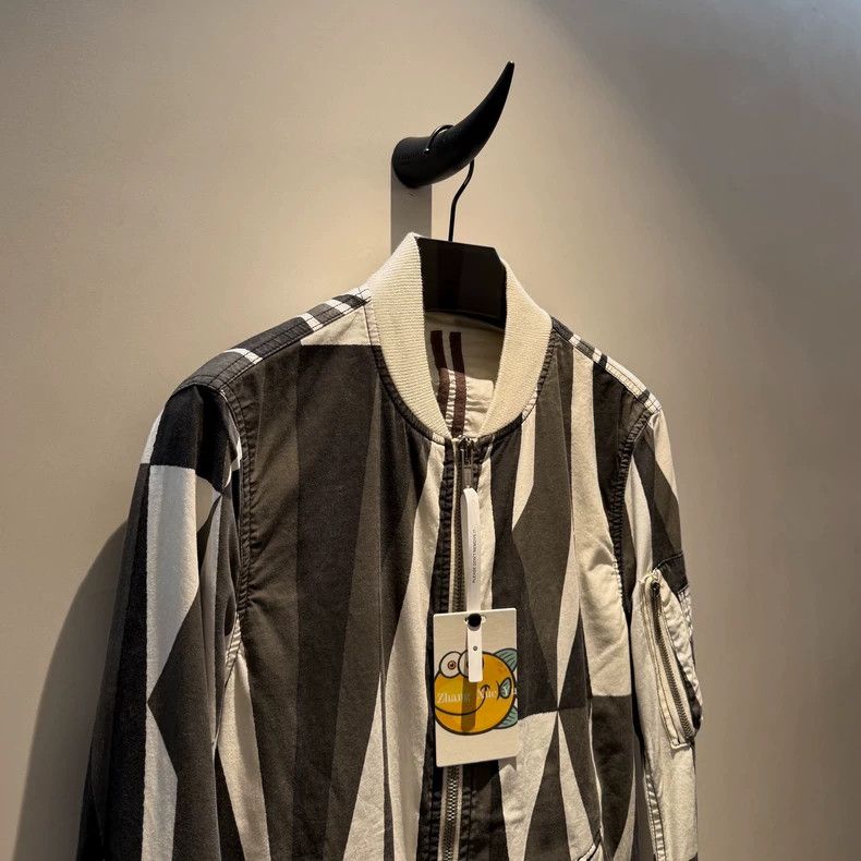 Rick Owens Drkshdw Rick Owens geometric print MA-1 jacket Size US XS / EU 42 / 0 - 2 Thumbnail