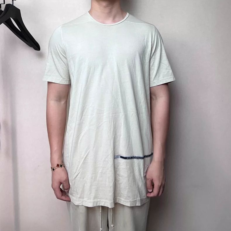 Rick Owens Drkshdw rickowens secondary line slogan off-white short sleeve Size US S / EU 44-46 / 1 - 7 Thumbnail
