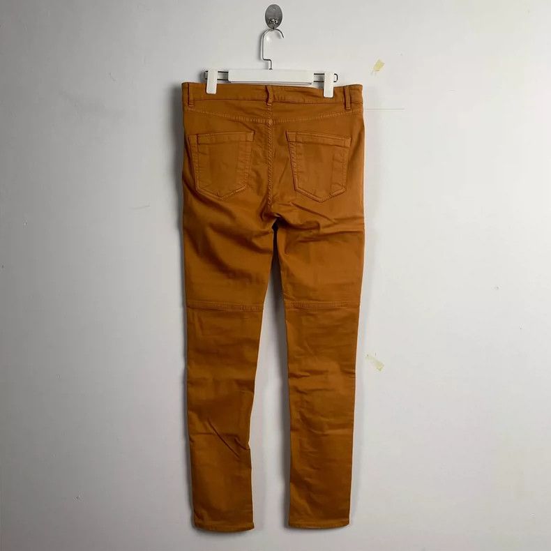Rick Owens rickowens orange biker pants Size S Size US 26 / EU 42 - 3 Thumbnail