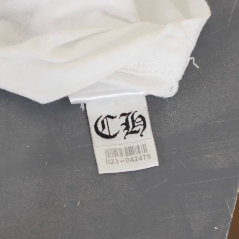 Chrome Hearts ChromeHearts white short sleeve T Size US L / EU 52-54 / 3 - 8 Thumbnail