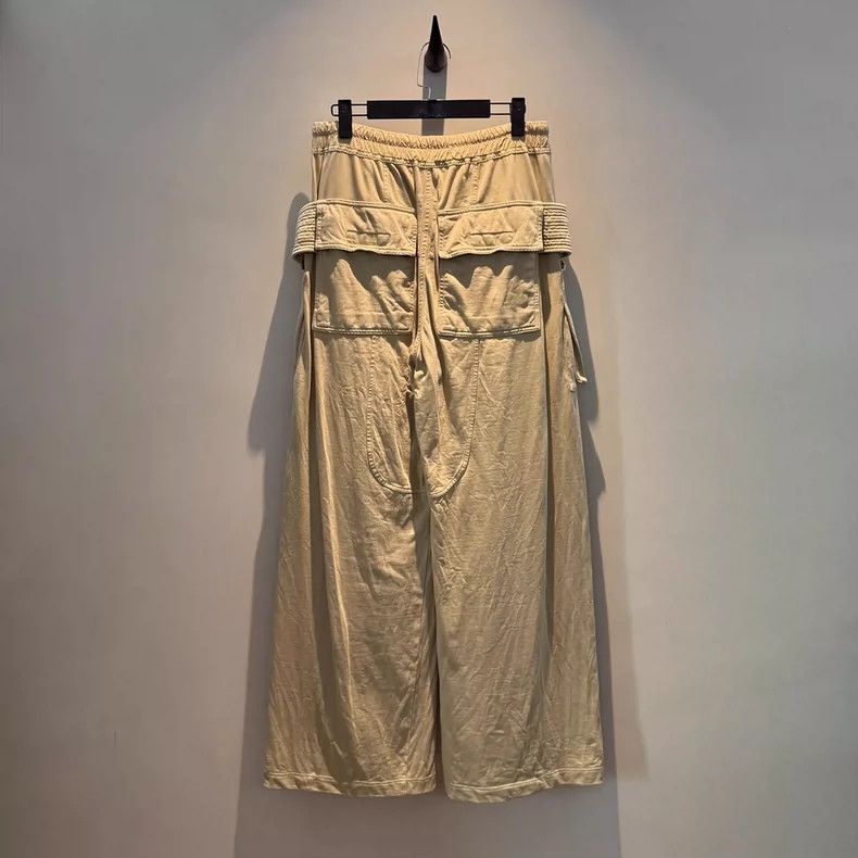 Rick Owens Drkshdw rickowens beige drawstring pants Size US 42 / EU 58 - 4 Thumbnail