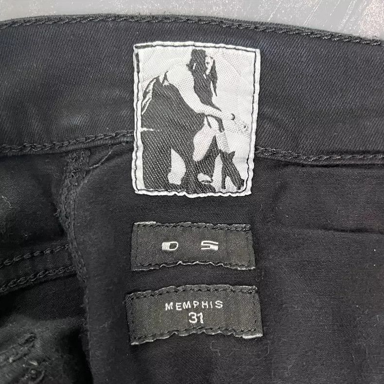 rickowens size 31 slant front biker pants