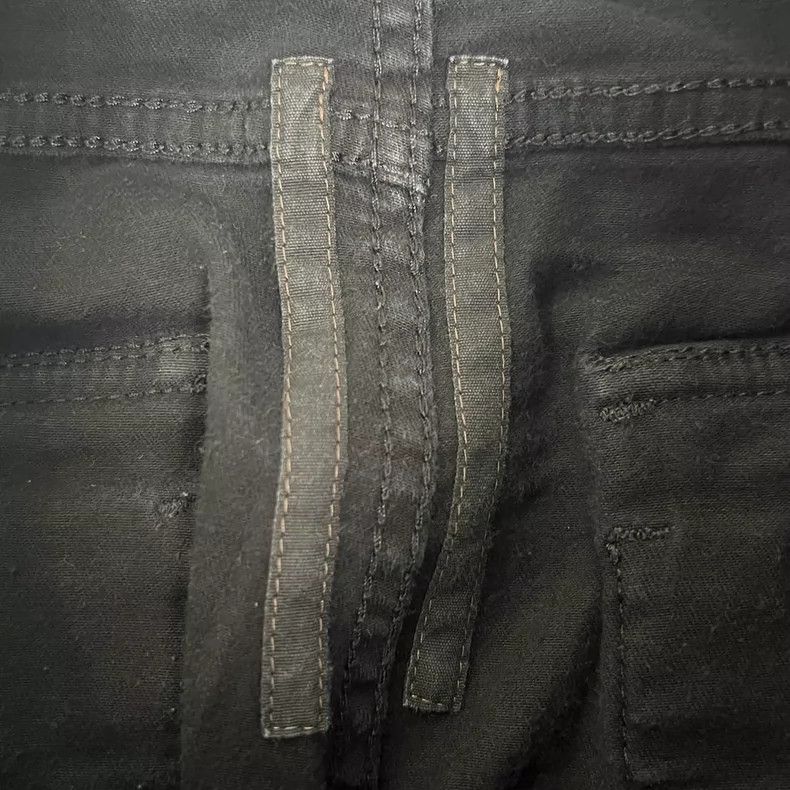 rickowens size 31 slant front biker pants
