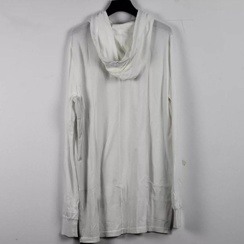 Rick Owens rickowens white hoodie with print Size US L / EU 52-54 / 3 - 2 Thumbnail
