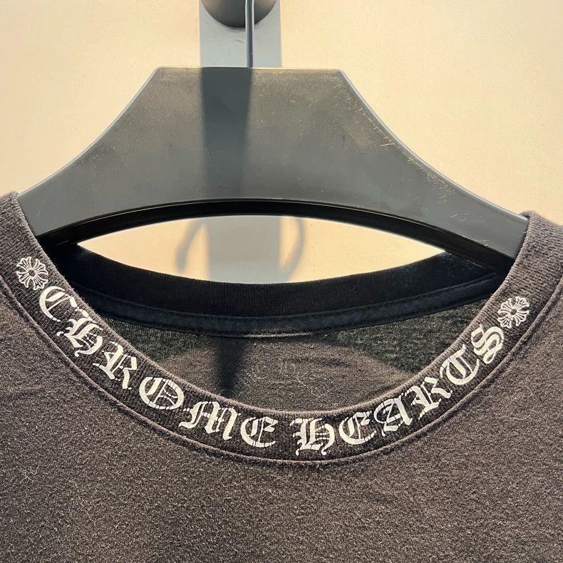 Chrome Hearts Chrome Hearts black long sleeve top Size US L / EU 52-54 / 3 - 3 Thumbnail